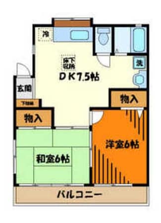 カームハイツの物件間取画像